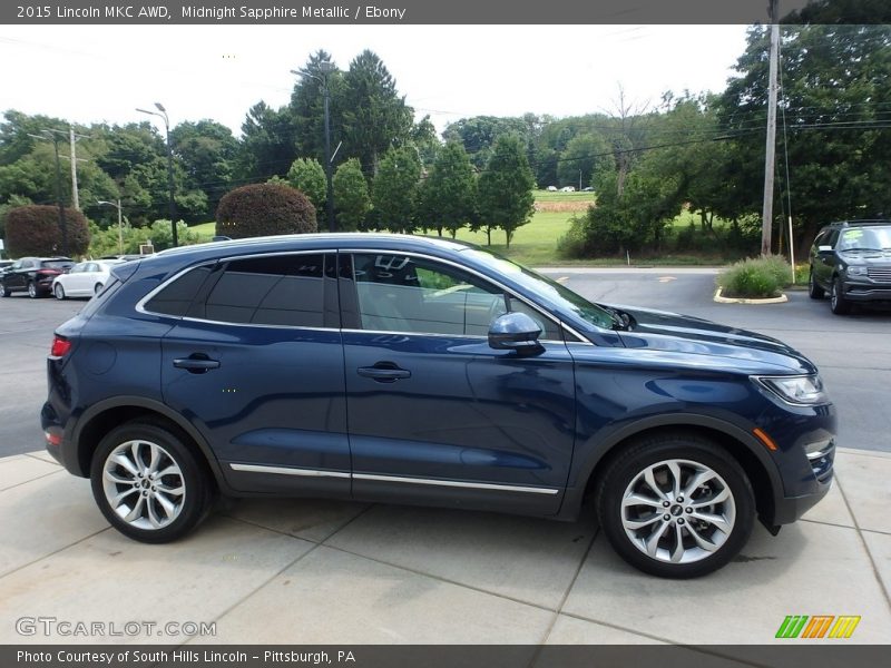 Midnight Sapphire Metallic / Ebony 2015 Lincoln MKC AWD