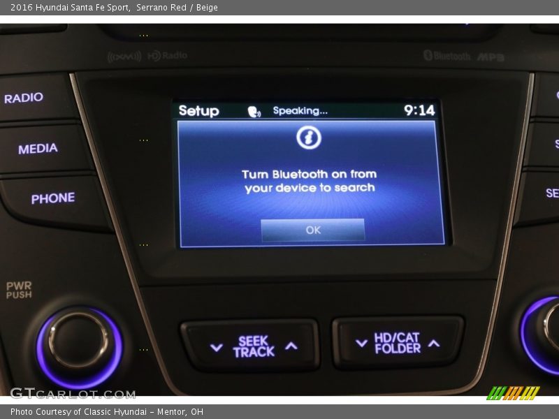 Serrano Red / Beige 2016 Hyundai Santa Fe Sport