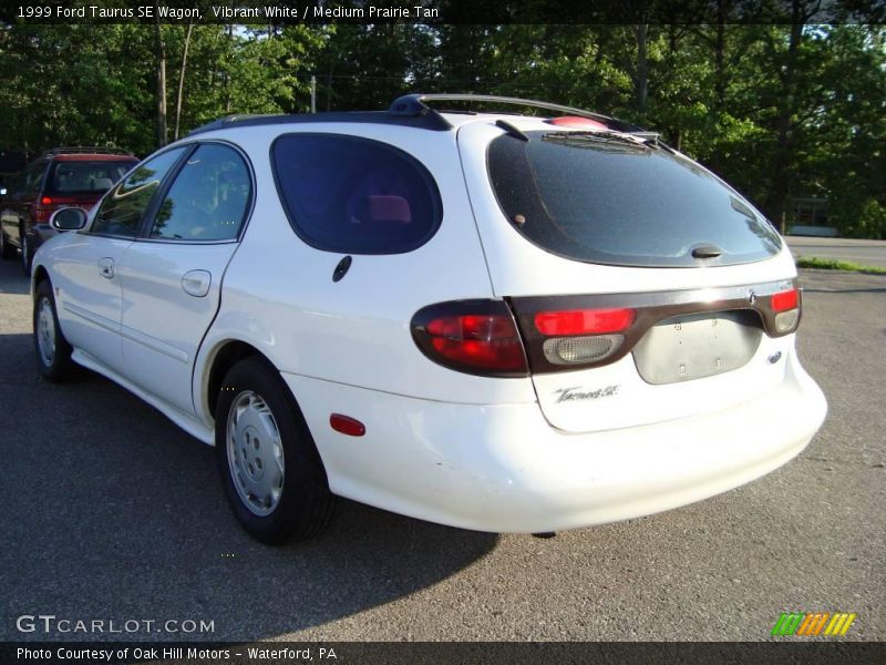 Vibrant White / Medium Prairie Tan 1999 Ford Taurus SE Wagon