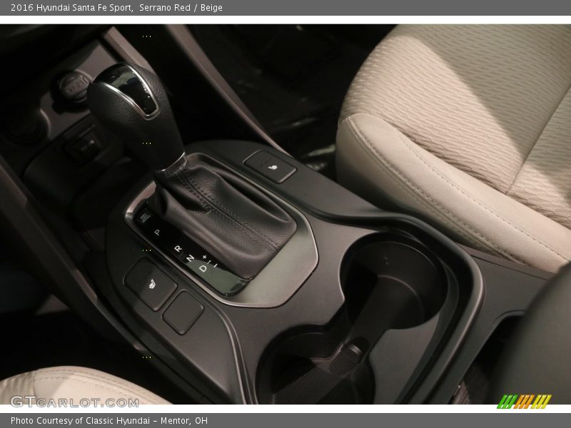 Serrano Red / Beige 2016 Hyundai Santa Fe Sport