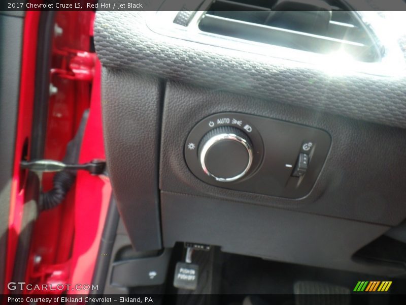 Red Hot / Jet Black 2017 Chevrolet Cruze LS