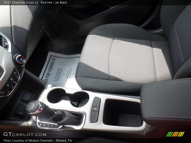 Red Hot / Jet Black 2017 Chevrolet Cruze LS