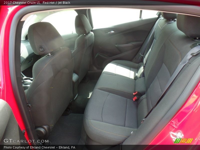Red Hot / Jet Black 2017 Chevrolet Cruze LS
