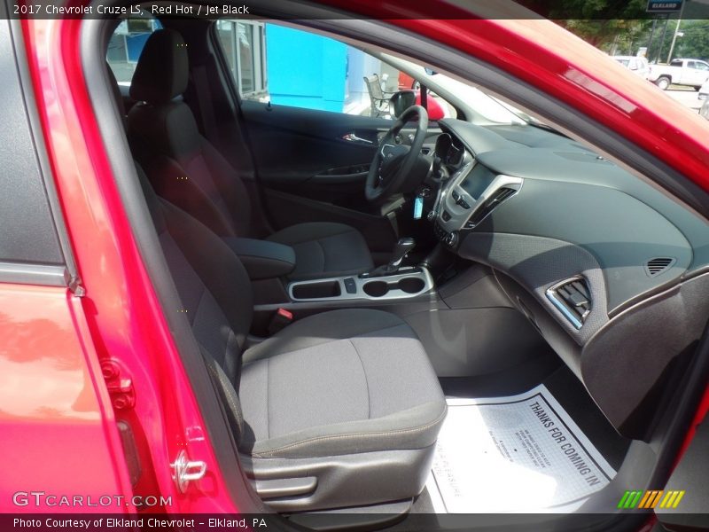 Red Hot / Jet Black 2017 Chevrolet Cruze LS
