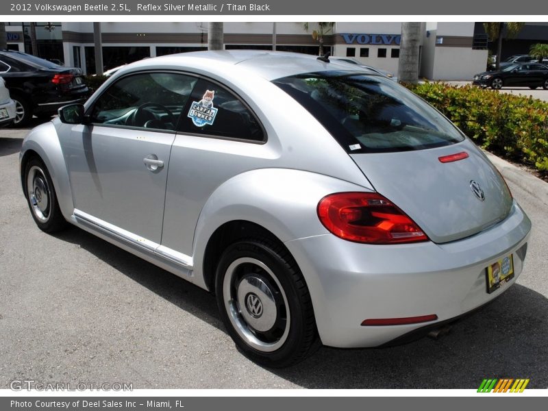 Reflex Silver Metallic / Titan Black 2012 Volkswagen Beetle 2.5L