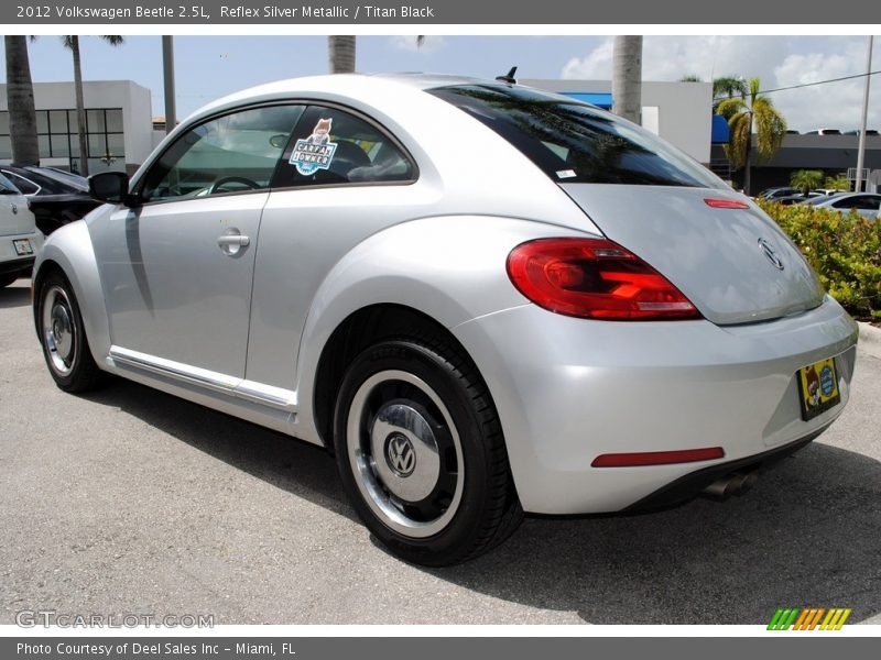 Reflex Silver Metallic / Titan Black 2012 Volkswagen Beetle 2.5L