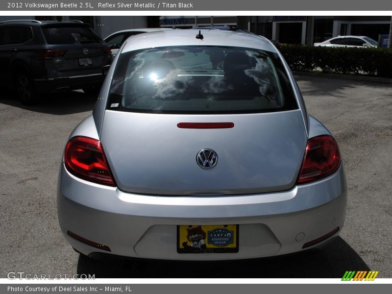 Reflex Silver Metallic / Titan Black 2012 Volkswagen Beetle 2.5L