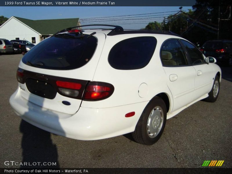 Vibrant White / Medium Prairie Tan 1999 Ford Taurus SE Wagon