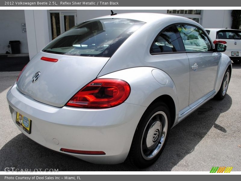 Reflex Silver Metallic / Titan Black 2012 Volkswagen Beetle 2.5L