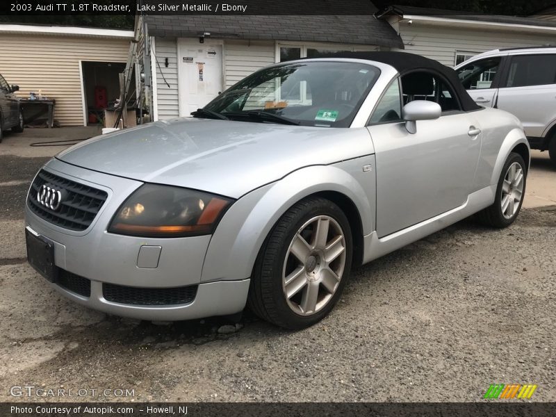Lake Silver Metallic / Ebony 2003 Audi TT 1.8T Roadster