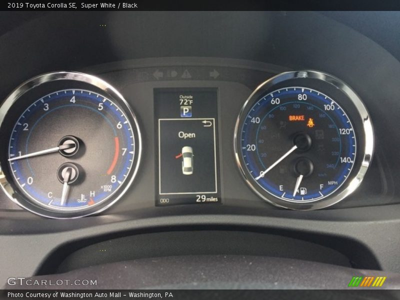  2019 Corolla SE SE Gauges