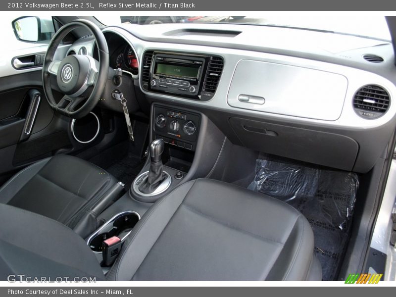 Reflex Silver Metallic / Titan Black 2012 Volkswagen Beetle 2.5L