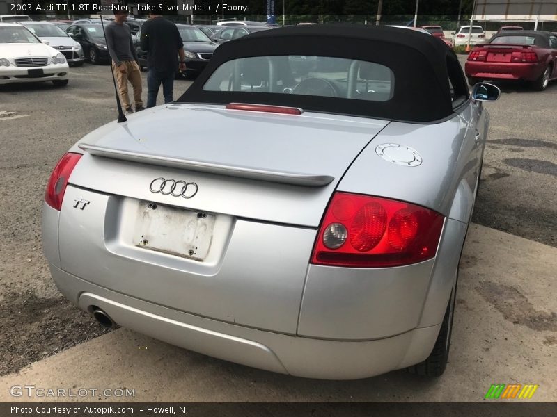 Lake Silver Metallic / Ebony 2003 Audi TT 1.8T Roadster