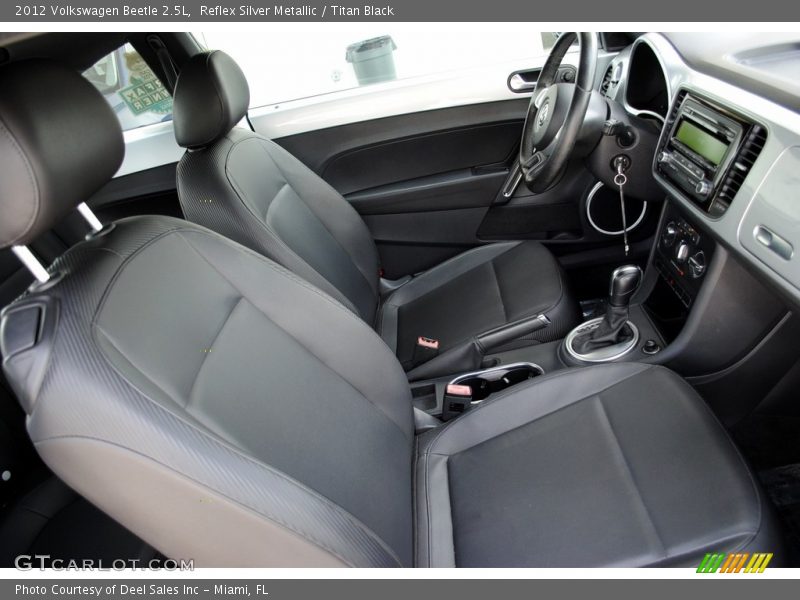 Reflex Silver Metallic / Titan Black 2012 Volkswagen Beetle 2.5L