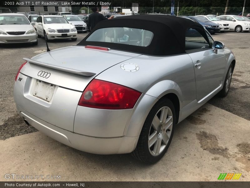 Lake Silver Metallic / Ebony 2003 Audi TT 1.8T Roadster