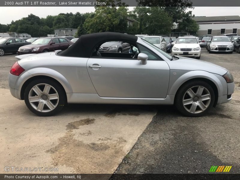 Lake Silver Metallic / Ebony 2003 Audi TT 1.8T Roadster