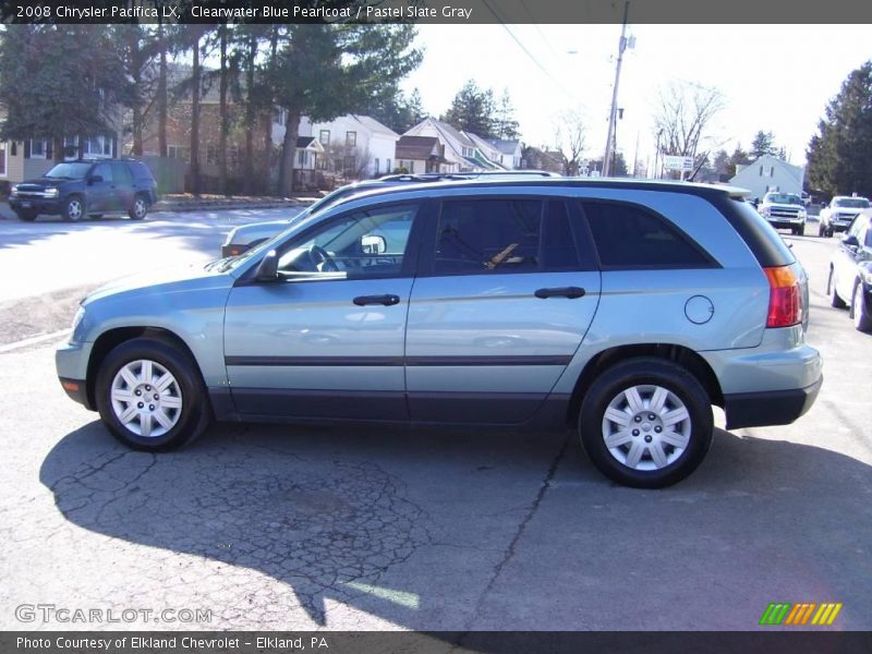 Clearwater Blue Pearlcoat / Pastel Slate Gray 2008 Chrysler Pacifica LX