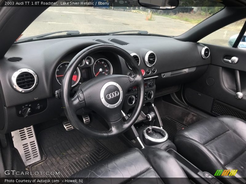 Lake Silver Metallic / Ebony 2003 Audi TT 1.8T Roadster
