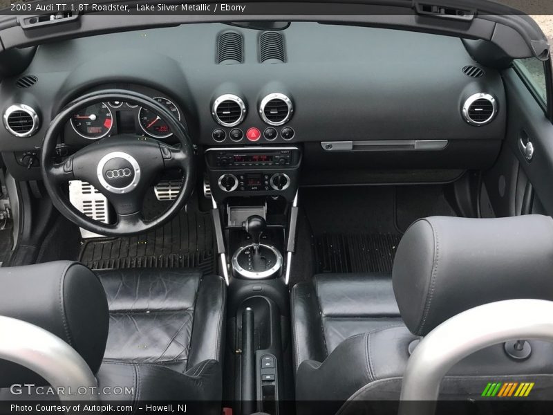Lake Silver Metallic / Ebony 2003 Audi TT 1.8T Roadster