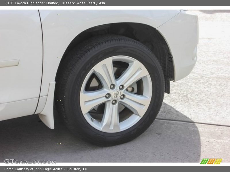 Blizzard White Pearl / Ash 2010 Toyota Highlander Limited