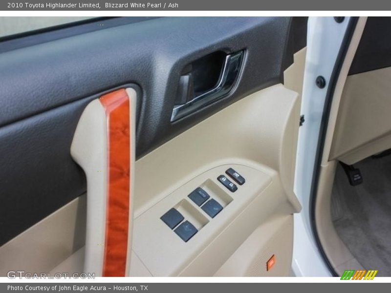 Blizzard White Pearl / Ash 2010 Toyota Highlander Limited