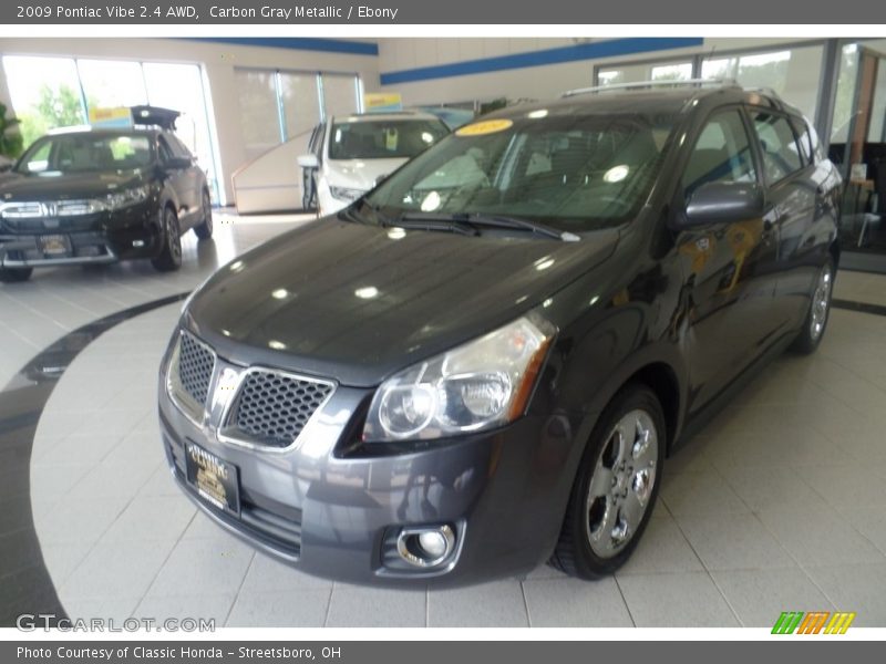Carbon Gray Metallic / Ebony 2009 Pontiac Vibe 2.4 AWD