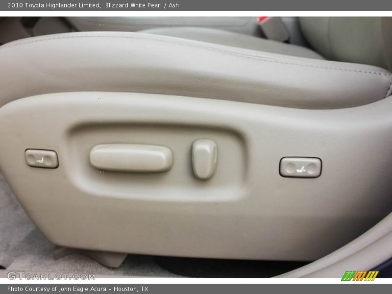 Blizzard White Pearl / Ash 2010 Toyota Highlander Limited