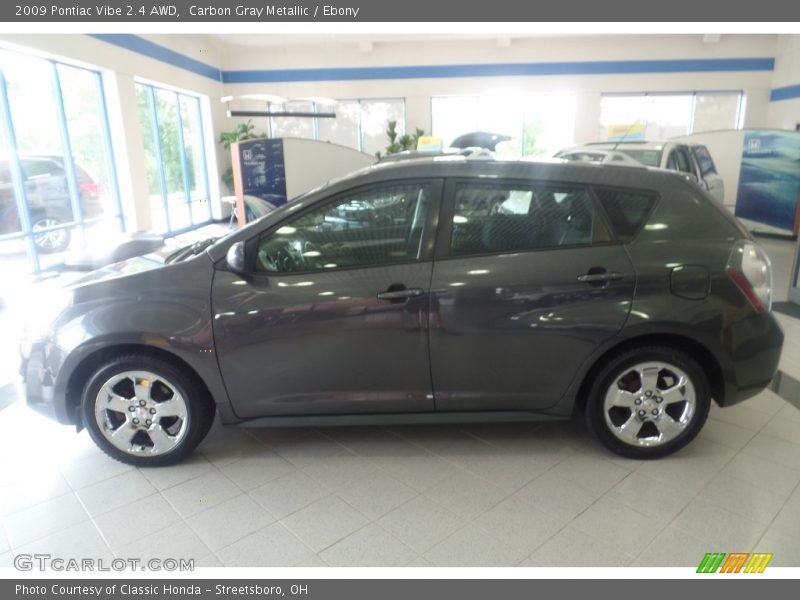 Carbon Gray Metallic / Ebony 2009 Pontiac Vibe 2.4 AWD