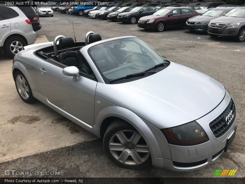 Lake Silver Metallic / Ebony 2003 Audi TT 1.8T Roadster