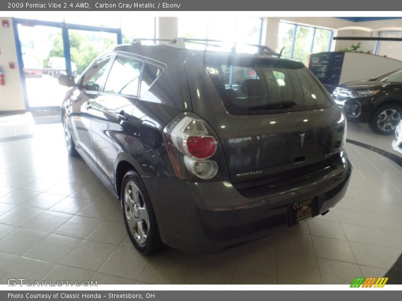 Carbon Gray Metallic / Ebony 2009 Pontiac Vibe 2.4 AWD