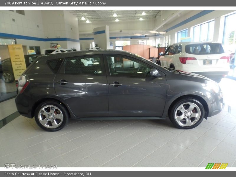Carbon Gray Metallic / Ebony 2009 Pontiac Vibe 2.4 AWD