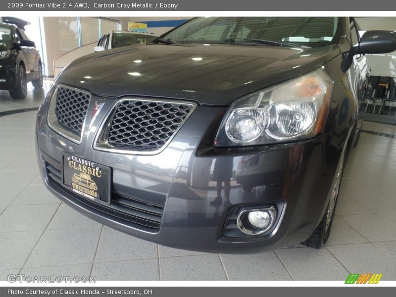 Carbon Gray Metallic / Ebony 2009 Pontiac Vibe 2.4 AWD