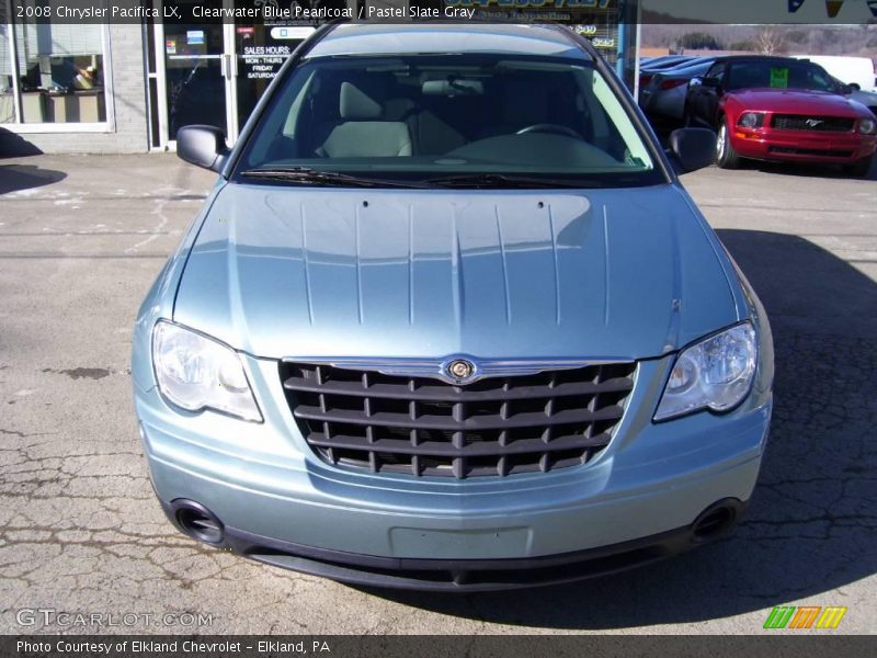 Clearwater Blue Pearlcoat / Pastel Slate Gray 2008 Chrysler Pacifica LX