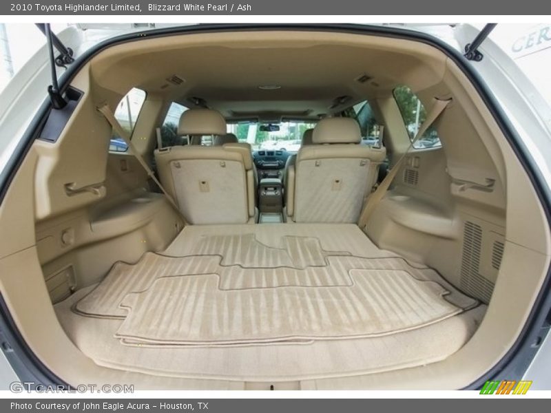 Blizzard White Pearl / Ash 2010 Toyota Highlander Limited