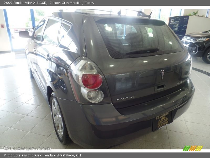 Carbon Gray Metallic / Ebony 2009 Pontiac Vibe 2.4 AWD