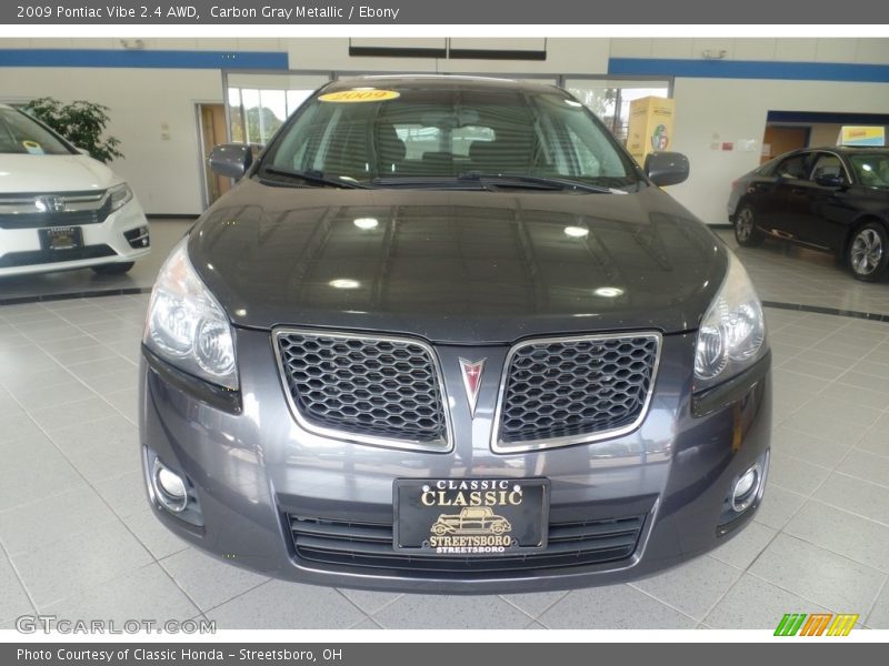 Carbon Gray Metallic / Ebony 2009 Pontiac Vibe 2.4 AWD