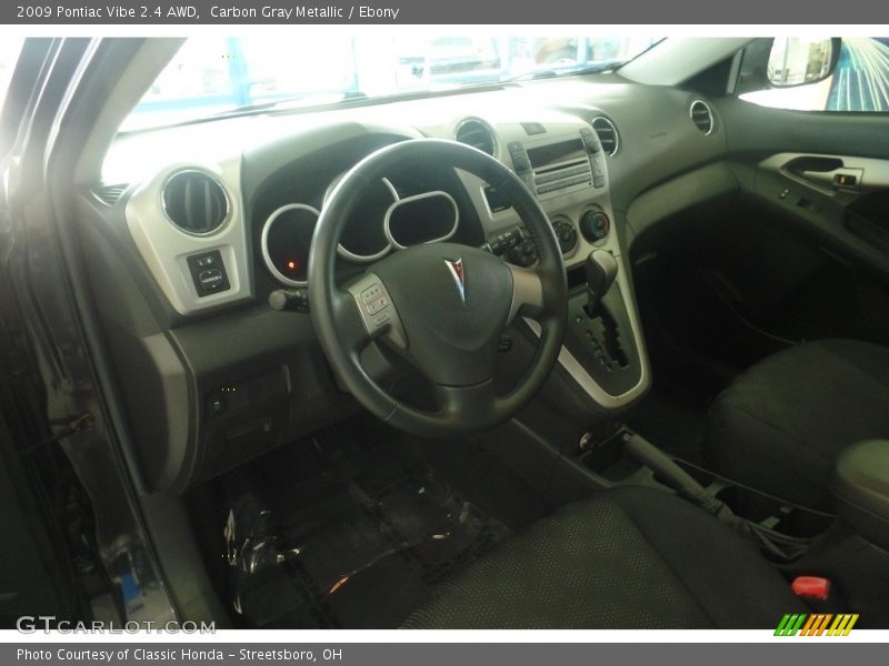 Carbon Gray Metallic / Ebony 2009 Pontiac Vibe 2.4 AWD