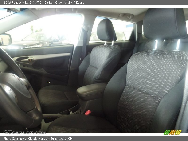 Carbon Gray Metallic / Ebony 2009 Pontiac Vibe 2.4 AWD