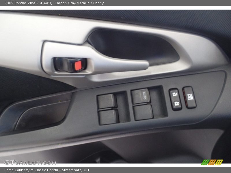 Carbon Gray Metallic / Ebony 2009 Pontiac Vibe 2.4 AWD