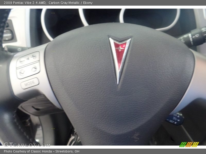 Carbon Gray Metallic / Ebony 2009 Pontiac Vibe 2.4 AWD