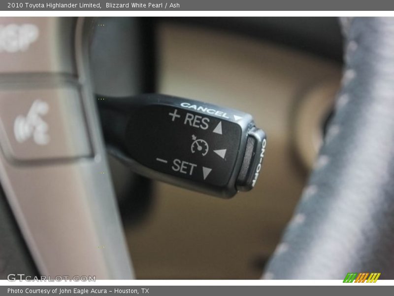 Blizzard White Pearl / Ash 2010 Toyota Highlander Limited