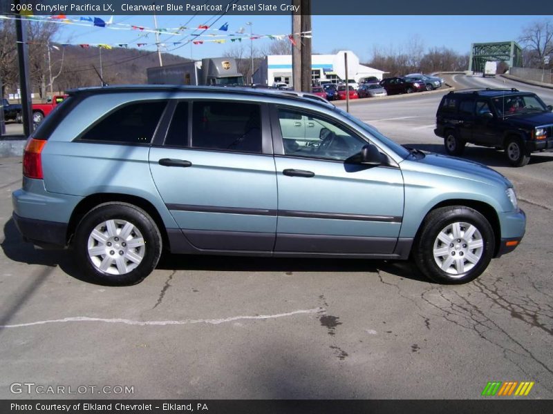 Clearwater Blue Pearlcoat / Pastel Slate Gray 2008 Chrysler Pacifica LX