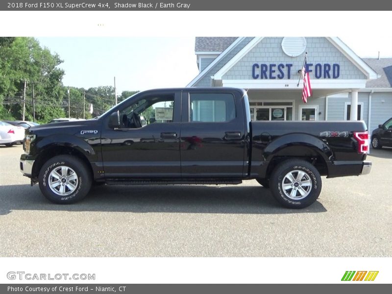 Shadow Black / Earth Gray 2018 Ford F150 XL SuperCrew 4x4