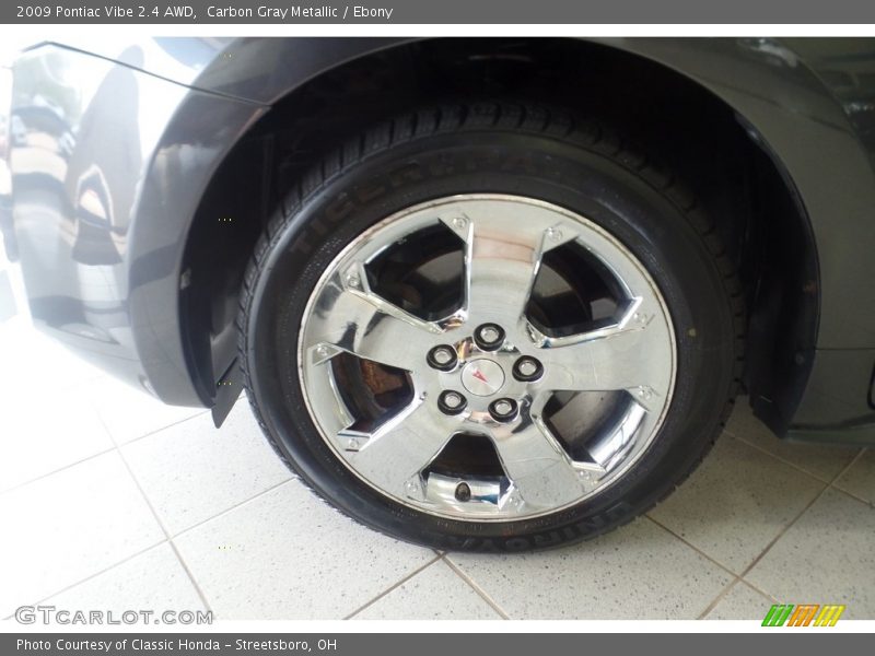 Carbon Gray Metallic / Ebony 2009 Pontiac Vibe 2.4 AWD