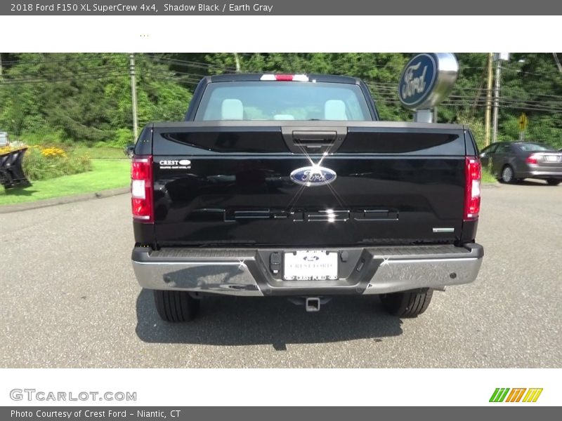 Shadow Black / Earth Gray 2018 Ford F150 XL SuperCrew 4x4