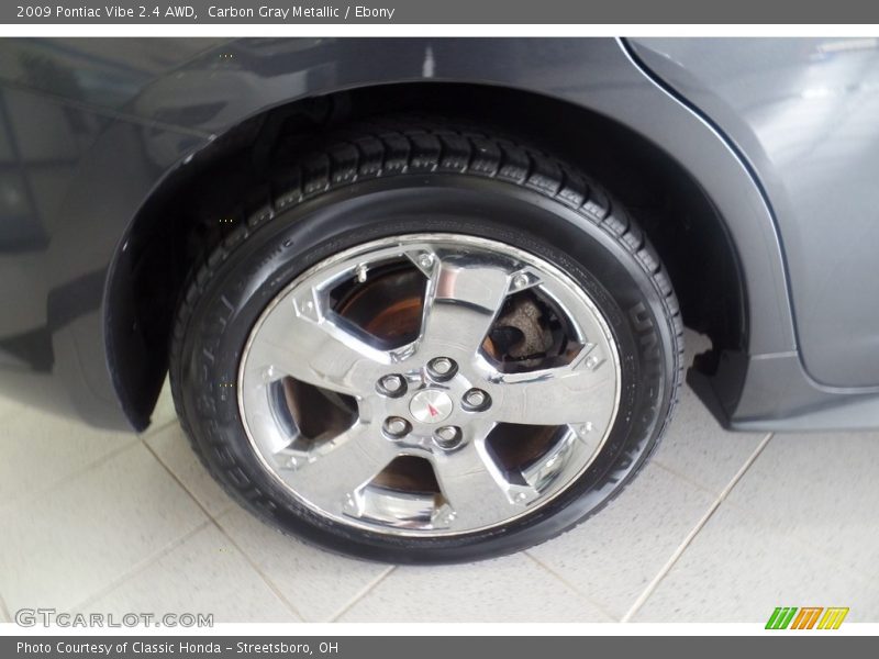Carbon Gray Metallic / Ebony 2009 Pontiac Vibe 2.4 AWD