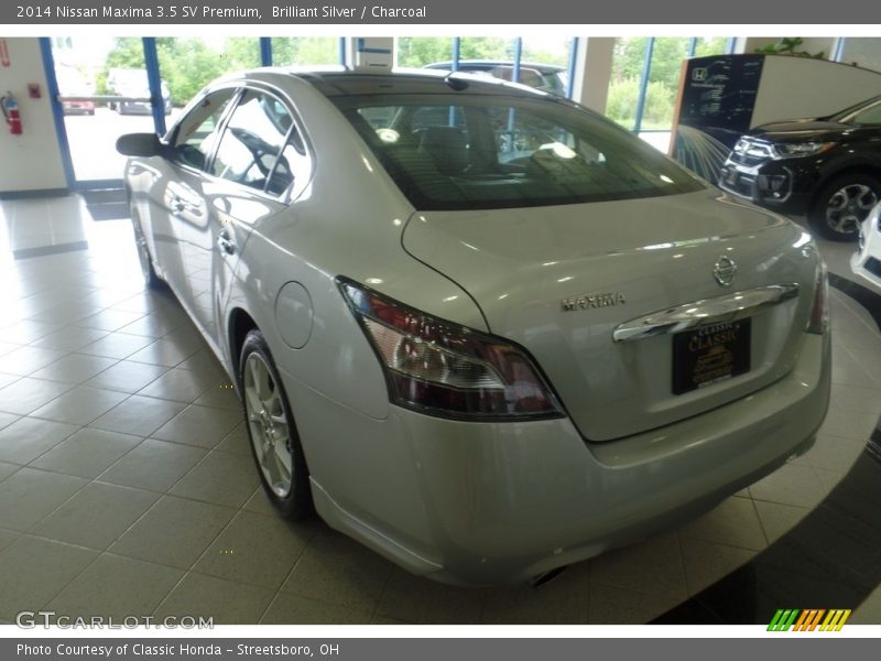 Brilliant Silver / Charcoal 2014 Nissan Maxima 3.5 SV Premium