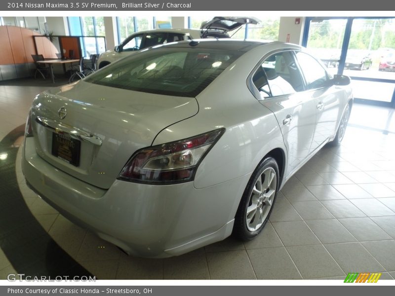 Brilliant Silver / Charcoal 2014 Nissan Maxima 3.5 SV Premium
