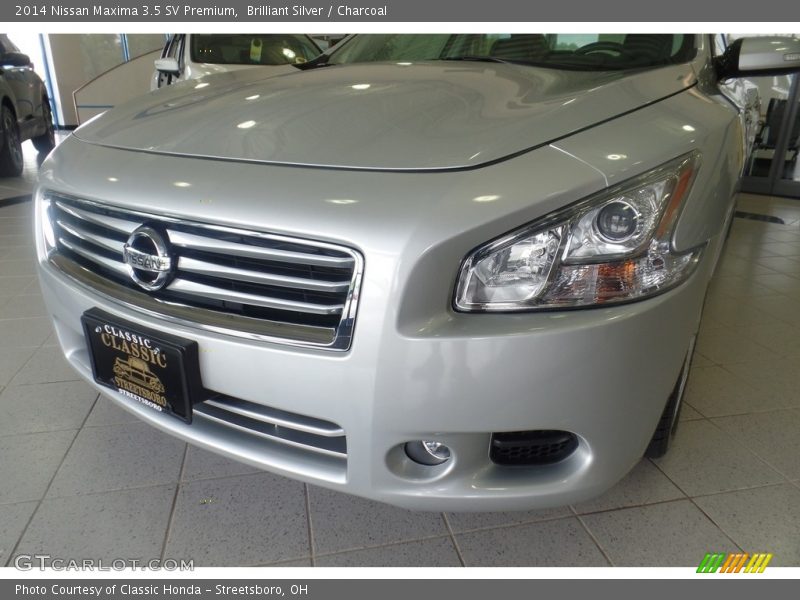 Brilliant Silver / Charcoal 2014 Nissan Maxima 3.5 SV Premium