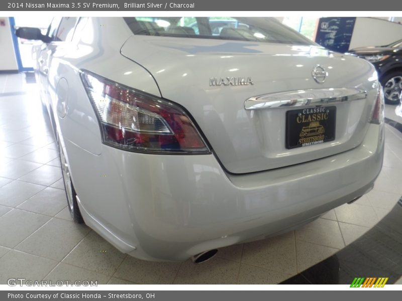 Brilliant Silver / Charcoal 2014 Nissan Maxima 3.5 SV Premium